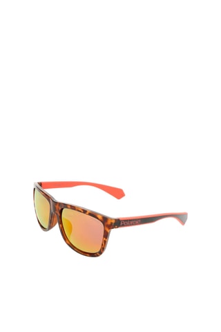 Lunettes de soleil polarisées homme - Catégorie 3 - Polaroid - Marron et orange