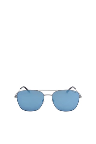 Lunettes de soleil polarisées homme - Catégorie 3 - Polaroid - Bleu, marron et argenté