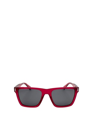 Lunettes de soleil polarisées homme - Catégorie 3 - Polaroid - Rouge et argenté