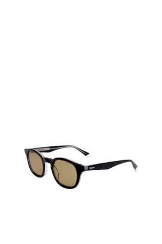 Lunettes de soleil polarisées homme - Catégorie 2 - Polaroid - Noir et jaune