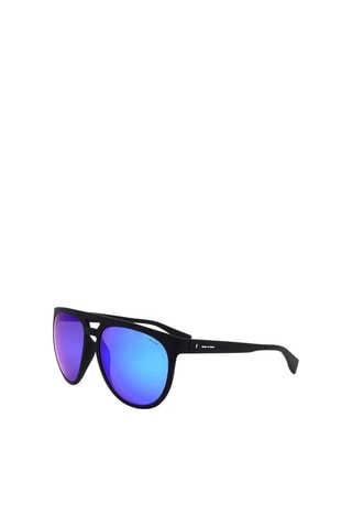 Lunettes de soleil homme Sport Style - Verres effet miroir - Catégorie 2 - Italia Independent - Blanc, noir et bleu