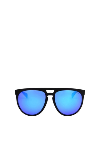 Lunettes de soleil homme Sport Style - Verres effet miroir - Catégorie 2 - Italia Independent - Blanc, noir et bleu
