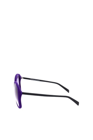 Lunettes de soleil femme - Catégorie 2 - Italia Independent - Noir et violet
