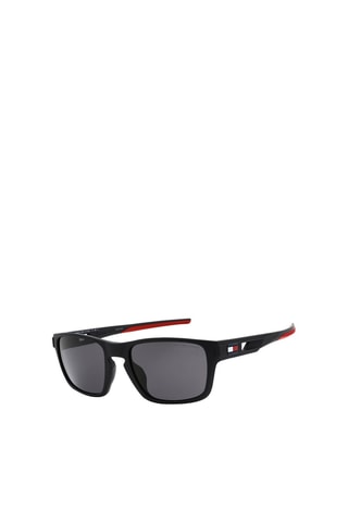 Lunettes de soleil femme - Catégorie 3 - Tommy Hilfiger - Noir, rouge et gris