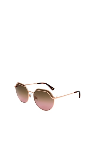 Lunettes de soleil femme - Catégorie 2 - Web - Marron et rose