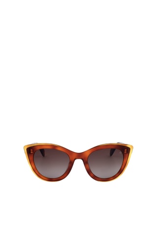 Lunettes de soleil femme - Catégorie 3 - Rag & Bone - Rouge et marron