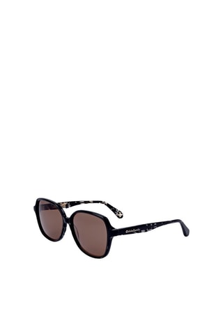Lunettes de soleil femme - Catégorie 3 - Christian Lacroix - Noir, marron et doré