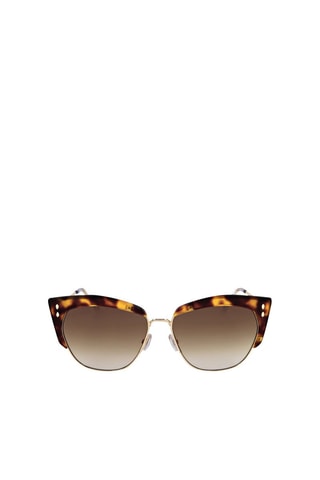 Lunettes de soleil femme - Catégorie 2 - Isabel Marant - Marron et doré