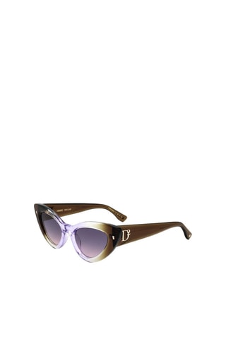 Lunettes de soleil femme - Catégorie 2 - Dsquared2 - Marron et violet