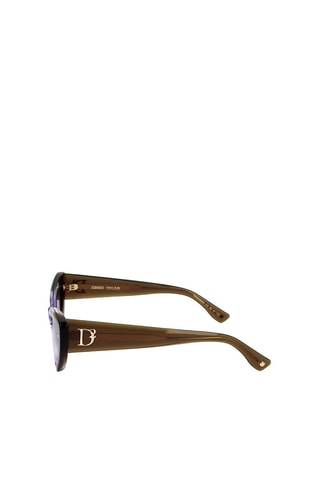 Lunettes de soleil femme - Catégorie 2 - Dsquared2 - Marron et violet