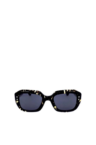 Lunettes de soleil femme - Catégorie 3 - Isabel Marant - Blanc, noir, jaune et gris