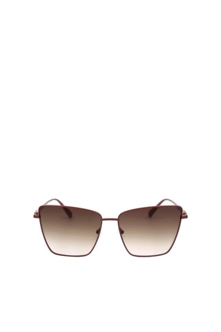Lunettes de soleil femme - Catégorie 3 - Longchamp - Rouge, marron et doré