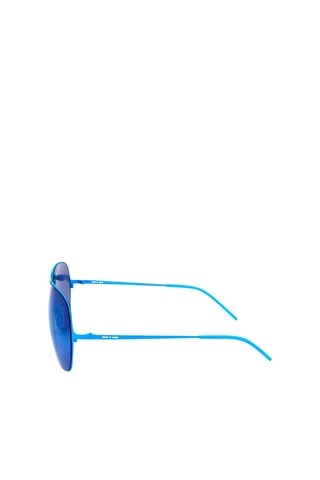 Lunettes de soleil homme - Verres effet miroir - Catégorie 2 - Italia Independent - Bleu