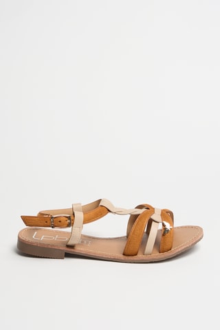 Sandali Deline - Beige e cammello