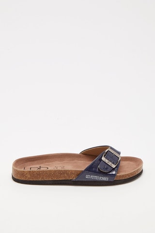 Ciabatte in vernice - Navy