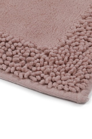 2 tappetini bagno - Rosa - 50 x 60 cm e 60 x 100 cm