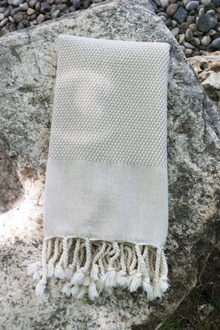 Fouta - Beige - 60 x 110 cm