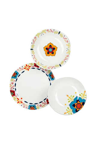 Service en porcelaine Tex Mex 12 pièces