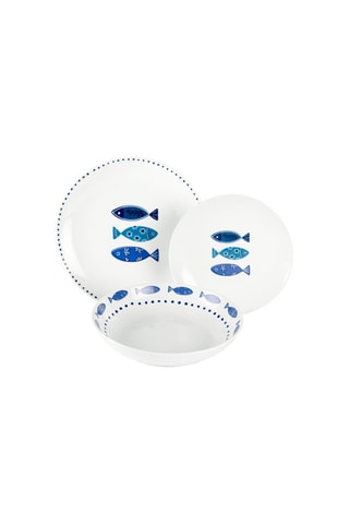 Service en porcelaine Ocean - 18 pièces