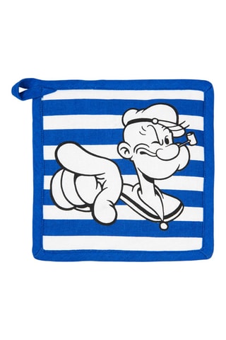 Manique Popeye - Bleu et blanc