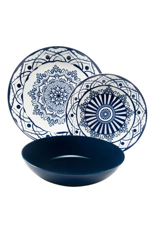 Service en porcelaine et grès Bohème - 18 pièces
