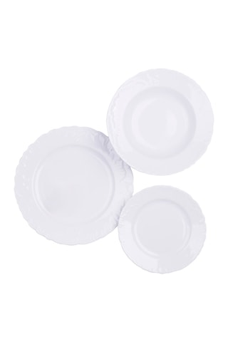 Service en porcelaine Elisa Rococo - 18 pièces