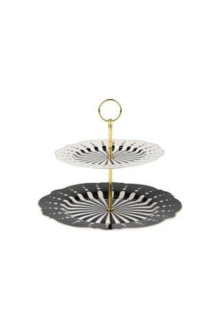 Plateau en New Bone China Dolci Alice - 28,5 et 21,5 cm