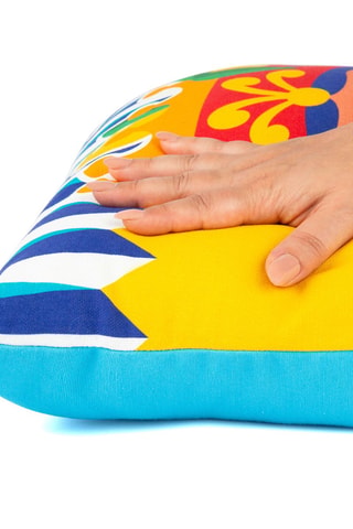 Coussin Sicilian - 45 x 45 x 16 cm - Multicolore