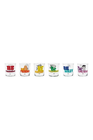 6 verres Snoopy Peanuts - 35 cl