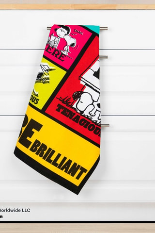 Torchon Snoopy Peanuts - Multicolore