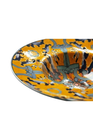 6 assiettes à pâtes en céramique - 28 cm