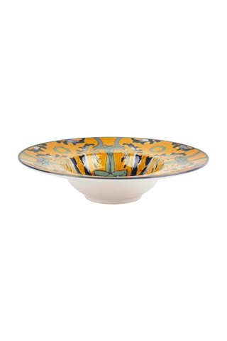 6 assiettes à pâtes en céramique - 28 cm