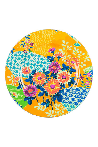 6 assiettes plates Kimono  -  33 cm