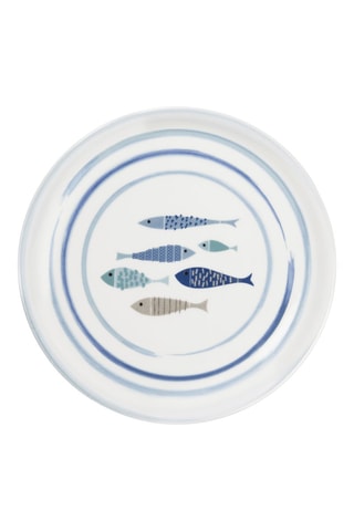 6 assiettes à pizza en porcelaine - 30,5 cm