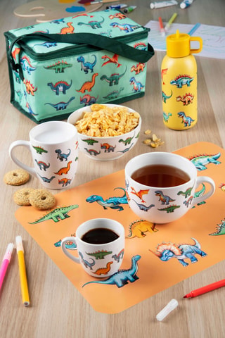 6 sets de table Dino - 43,5 x 29 cm - Multicolore