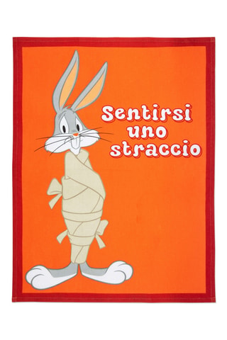 Torchon Bugs Bunny Looney Tunes - Multicolore