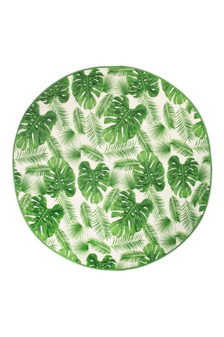 Nappe ronde Foliage - 180 x 140 cm - Multicolore