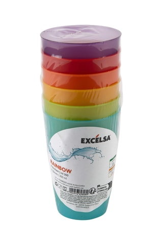 6 verres à eau Rainbow - 30 cl