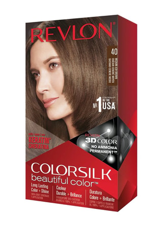 Tinte permanente Colorsilk Beautiful Color - Castaño ceniza medio - 130 ml
