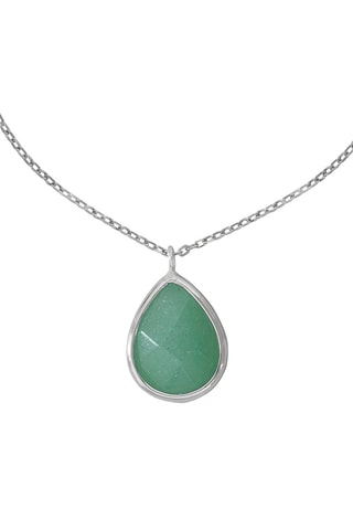 Collar - Plata y verdelita