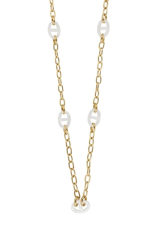 Collar - Chapado en ion de oro amarillo