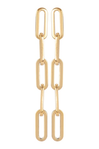 Pendientes - Chapado en ion de oro amarillo
