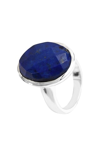 Anillo - Plata y lapislázuli