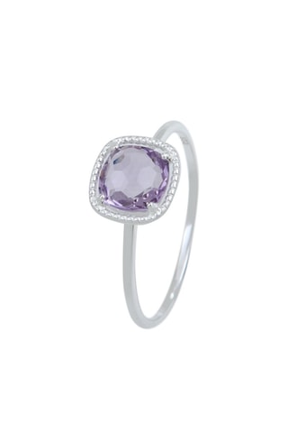 Anillo - Plata y cuarzo