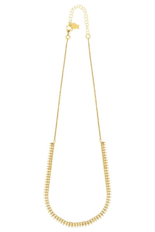 Collar - Plata bañada en oro fino