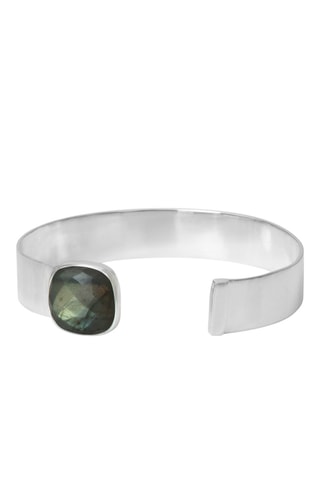Pulsera - Plata y labradorita