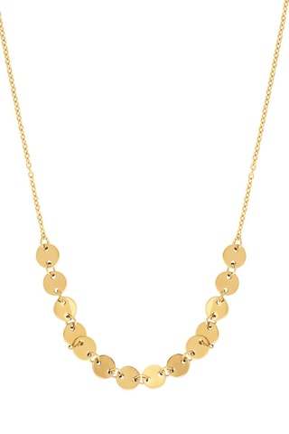 Collar - Chapado en ion de oro amarillo