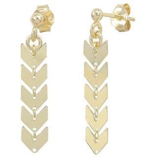 Pendientes - Plata 925/1000 bañada en oro fino
