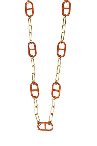 Collar bañado en oro amarillo