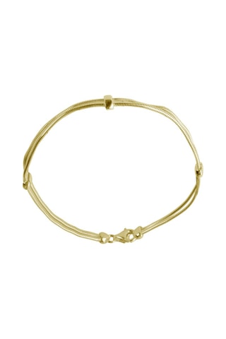 Pulsera - Plata bañada en oro fino amarillo